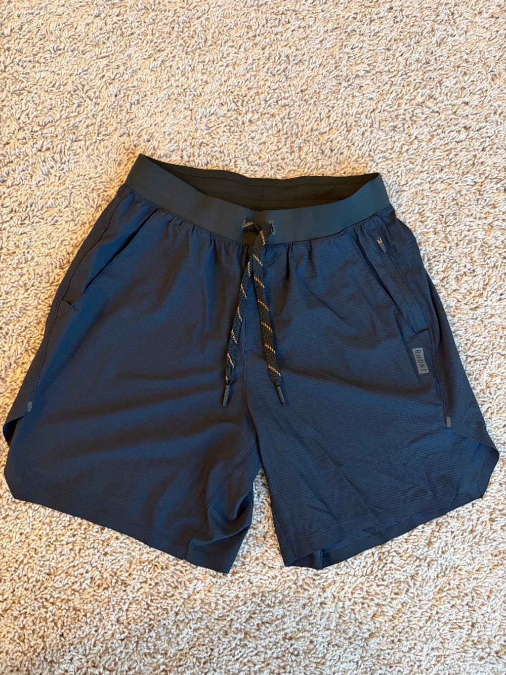 Rhône Invictus Ripstop Short - Unlined - 7" -  Navy